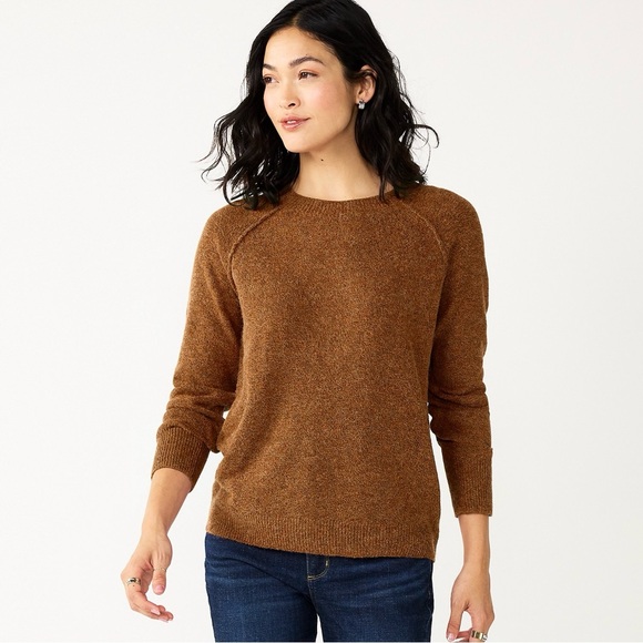 Sonoma Green Crewneck Knit Sweater XXL - Picture 2 of 8